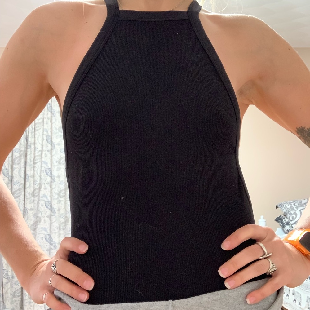 **SOLD** Forever21 black bodysuit size small